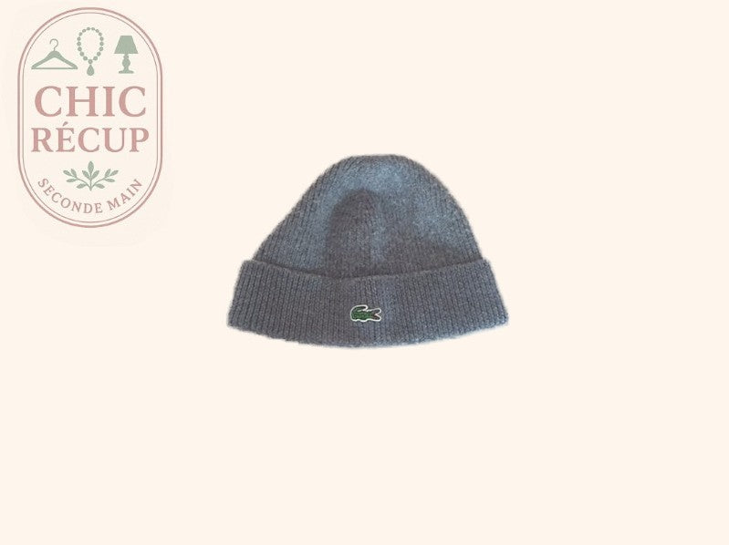 Bonnet - Lacoste - Taille unique - Gris