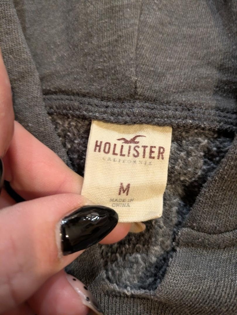 Pull Et Pull A Capuche Hollister - M - Gris - Grdec-9