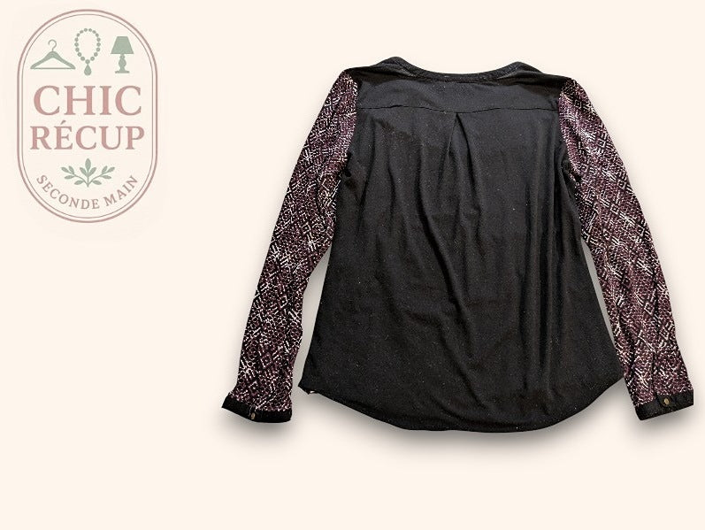 Blouse Gémo - S - Noir - Qubur-77