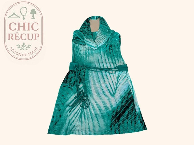 Robe d'été Sora - 42 - Vert - Motif Abstrait