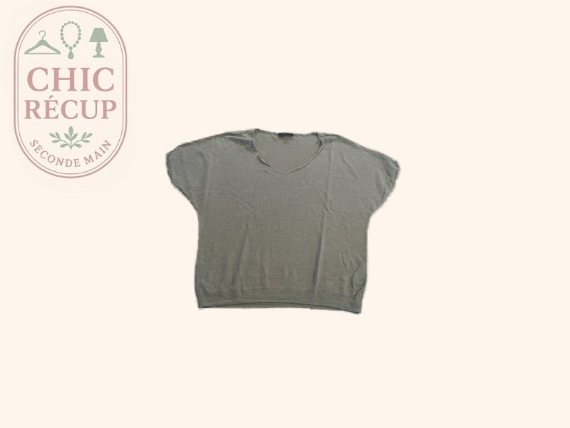 Blouse - Caroll - S - Vert - Iscou-14