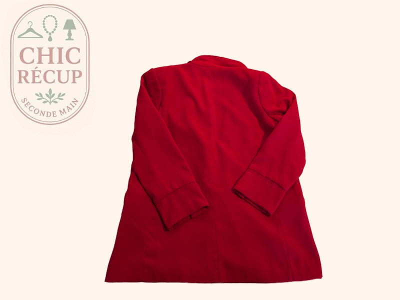 Blazer Camaïeu - M - Rouge - Veste fluide