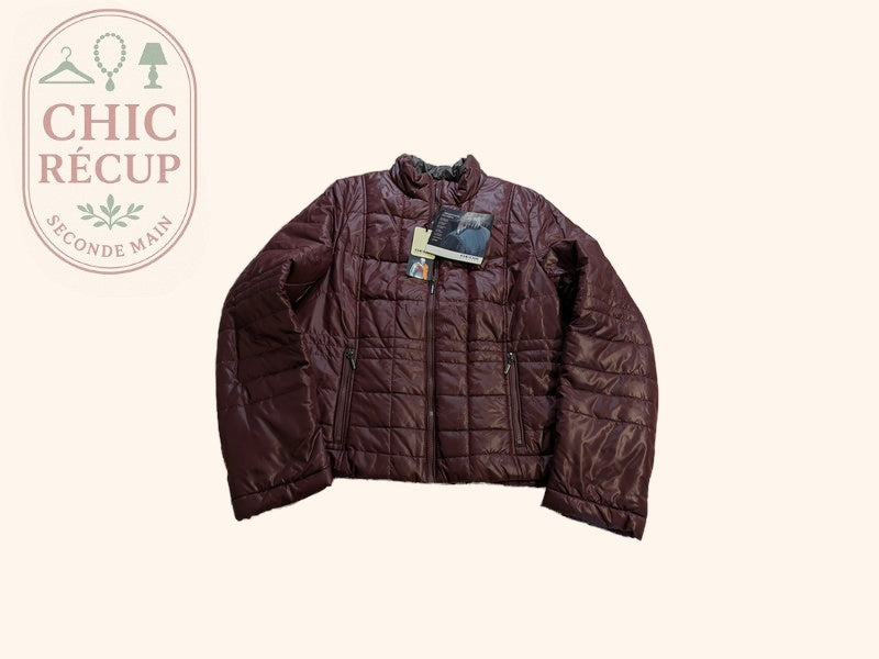 Veste Matelassée Geox - Xl - Bordeaux - Labag-195
