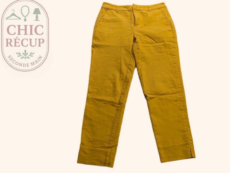Jeans Droit Cache Cache - 38 - Moutarde - Mache-14