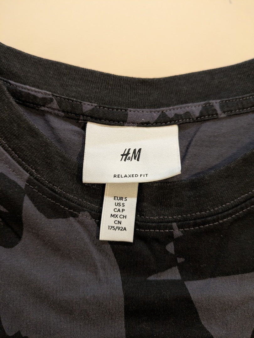 T-shirt Imprimé H&m - S - Noir - Shbad-91