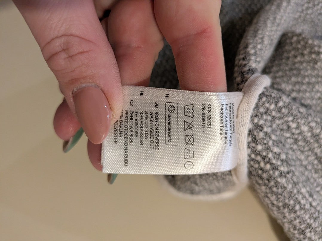 Cardigan H&m - S - Gris - Vabar-12