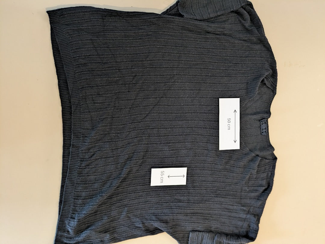Pull X.d.z. Moda - M - Noir - Maille Fine