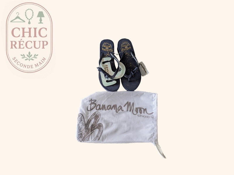 Tongs Banana Moon - 37 - Marine - Platform Noeud