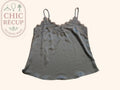 Débardeur Abercrombie & Fitch - S - Bleu - Top dentelle