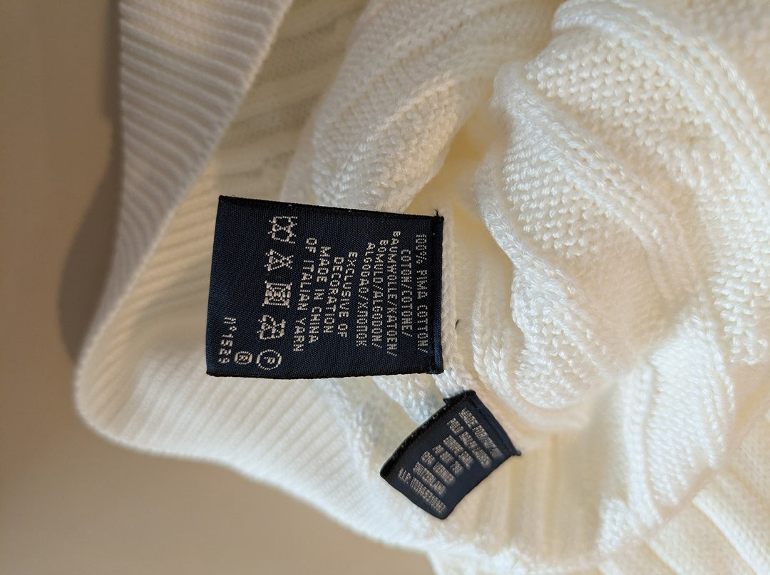 Pull Col V Ralph Lauren - Xl - Blanc - Labag-153
