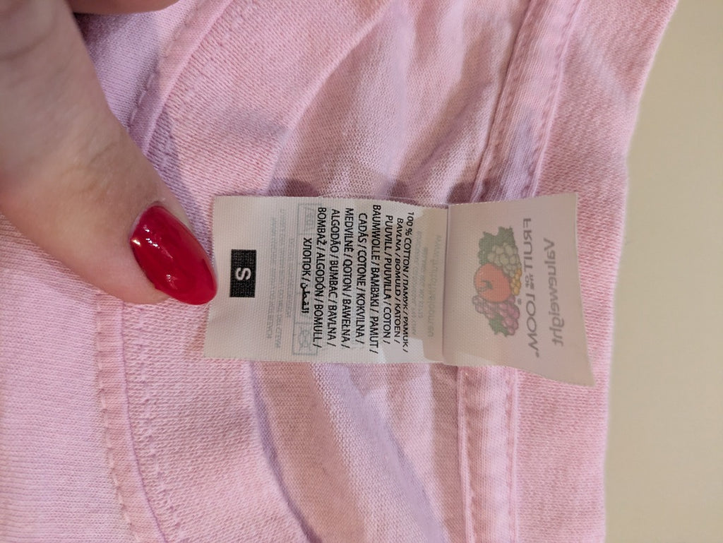 T-shirt Fruit of the Loom - S - Rose - Octobre Rose