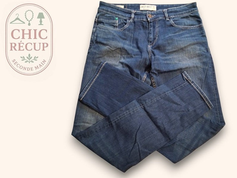 Jeans Slim Bonobo - M - Bleu - Olmar-6