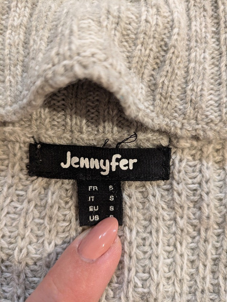 Pull Col Roule Jennyfer - S - Gris - Chpav-24