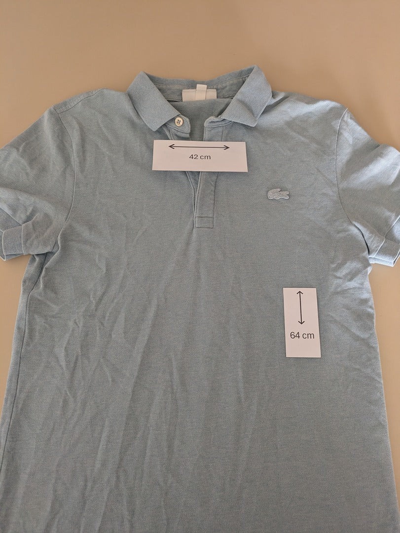 Polo Lacoste - Taille S - Bleu Clair - Saaug-04