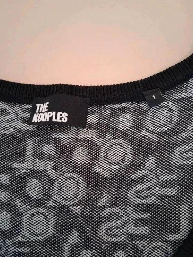 Robe Midi The Kooples - Xs - Noir & Blanc - Lerom-07