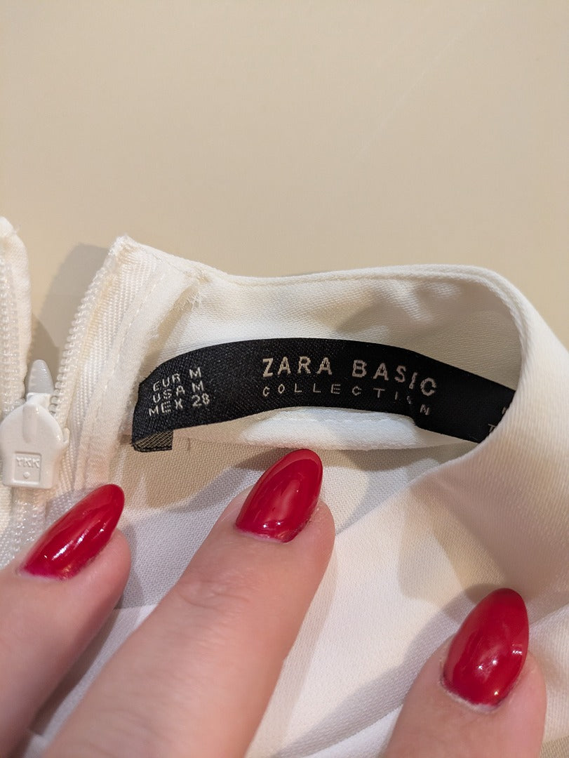 Blouses 3/4 Zara - M - Blanc - Shbad-49
