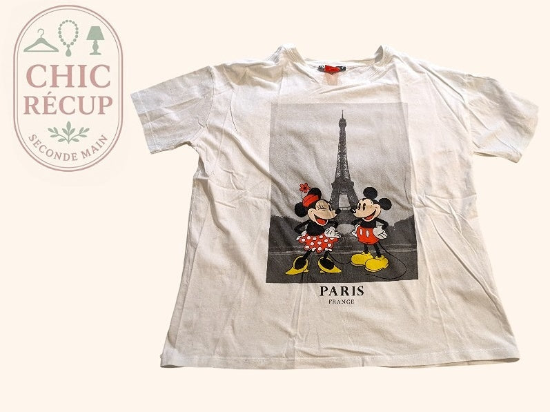 T-shirt Zara - M - Blanc - Paval-70