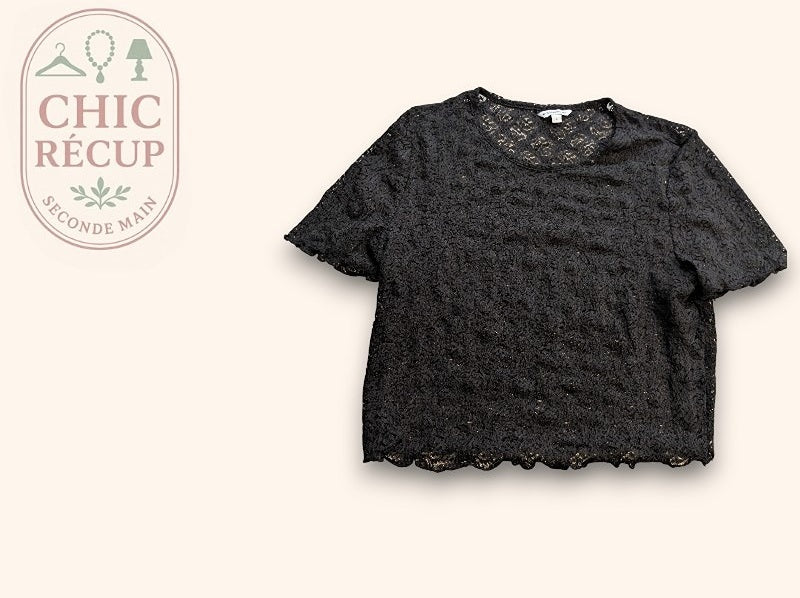 Hauts & T-shirt Clockhouse - L - Noir - Brhal-31
