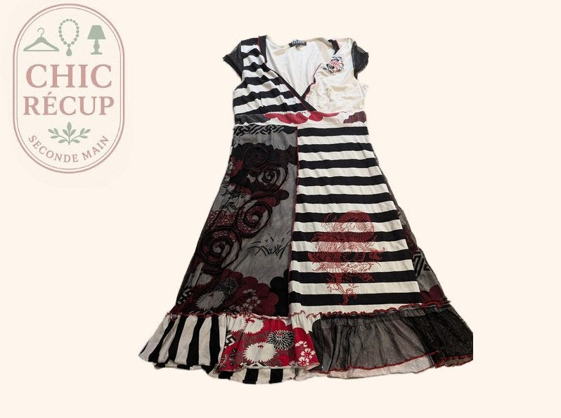 Robe Midi 101 Idees - L - Blanc - Myfed-144