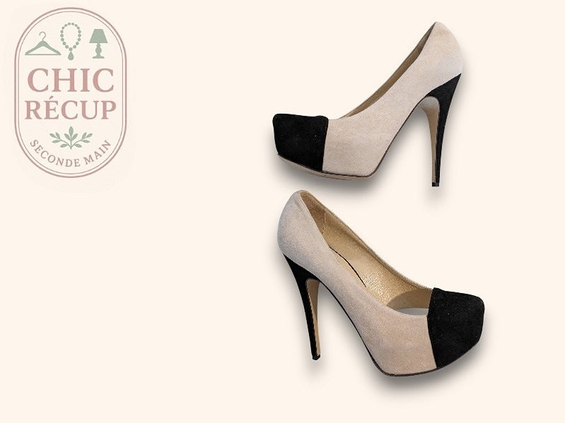 Chaussures à Talons Twin Set - 37 - Crème - Brhal-46