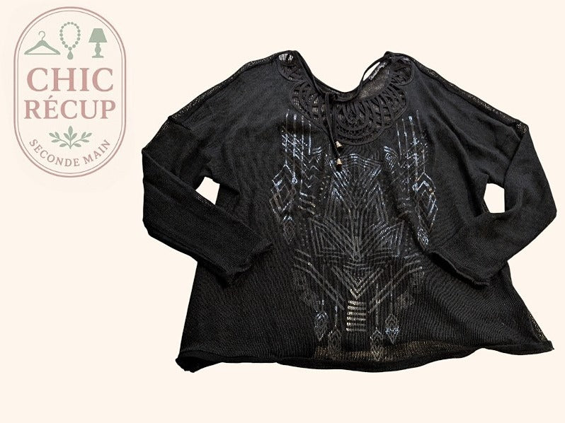 Blouse La Mode Est À Vous - 44 - Noir - Myfed-73