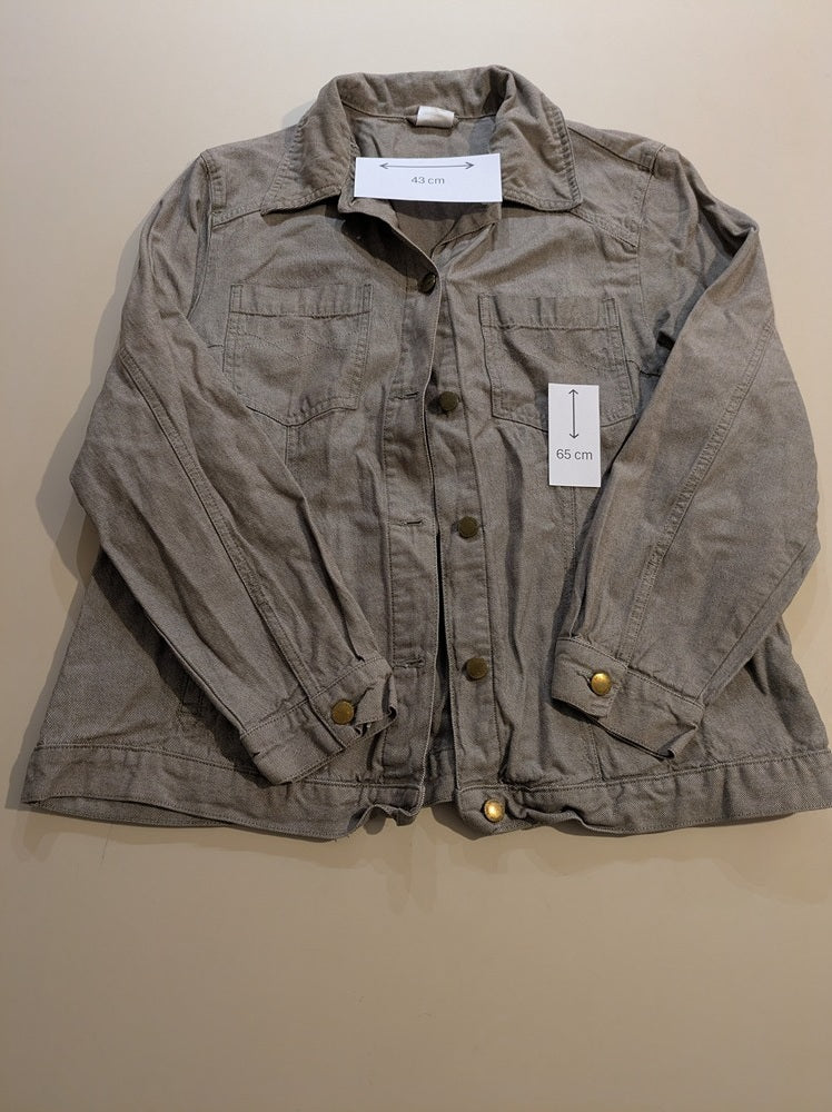 Veste Chemise M&s Mode - L - Kaki - Chpav-74