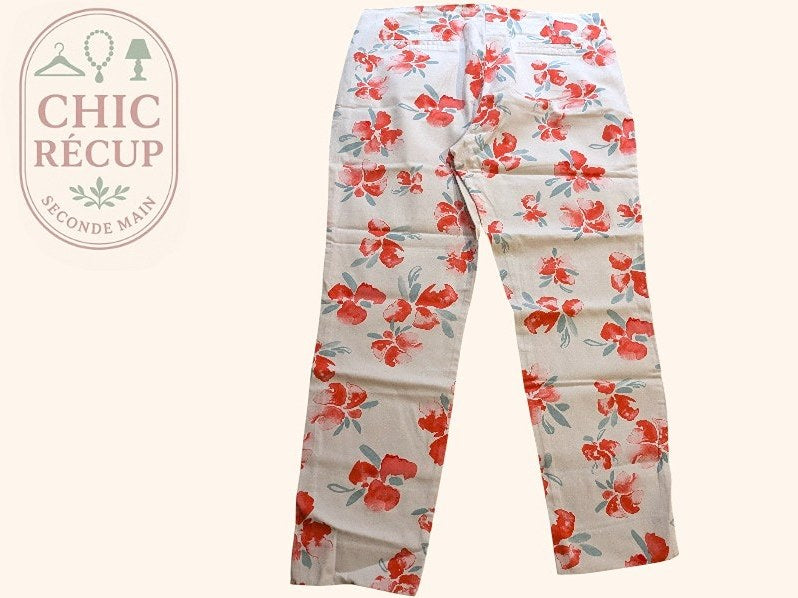 Pantalon Droit Zara - Xl - Multicolore - Paval-66