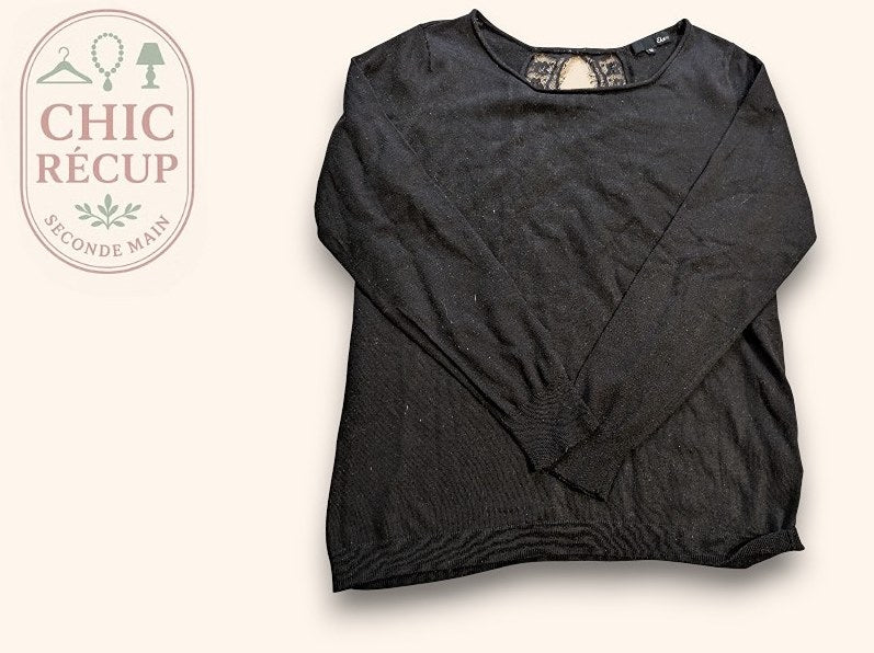 Blouse Etam - M - Noir - Qubu-r73