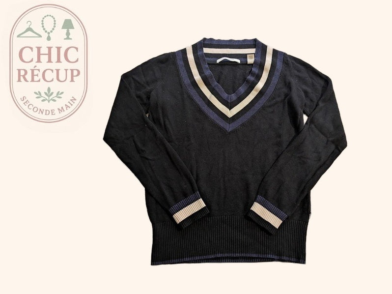 Pull col V Scotch & Soda - S - Noir - 147573