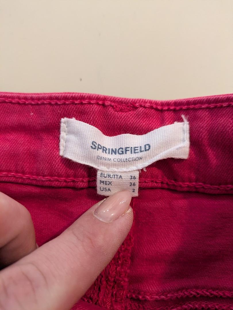 Short En Jean Springfield - 36 - Fuchsia - Audeb-41