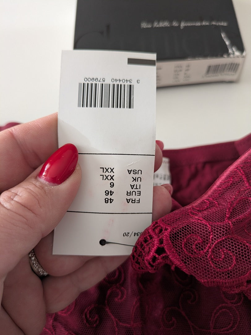 Culotte haute Chantelle - 48 - Framboise - 2834