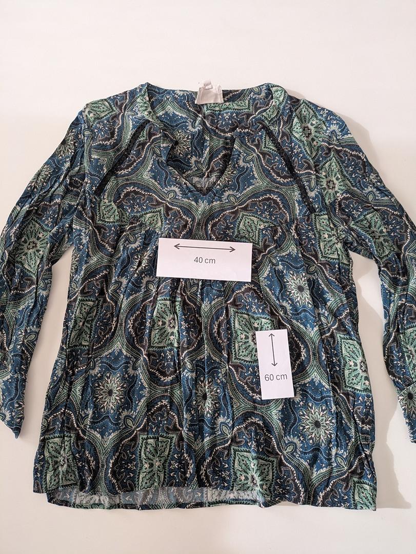 Blouse Maison 123 - 38 - Bleu - motifs paisley