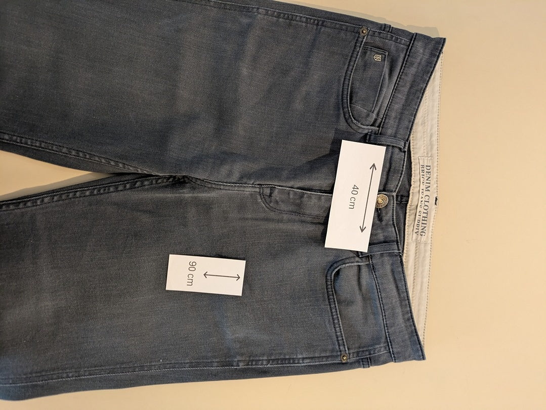 Jeans Coupe Droite Brice - Gris - Malat-40