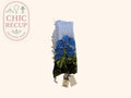 Écharpe Etincelle Couture - Xl - Bleu - Labag-217