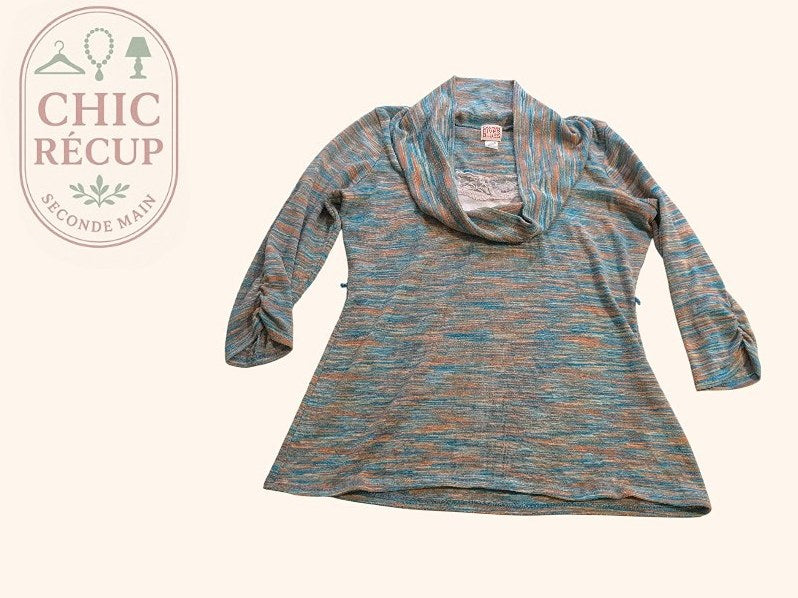 Blouses 3/4 Canyon River Blues - L - Bleu - Chpav-135