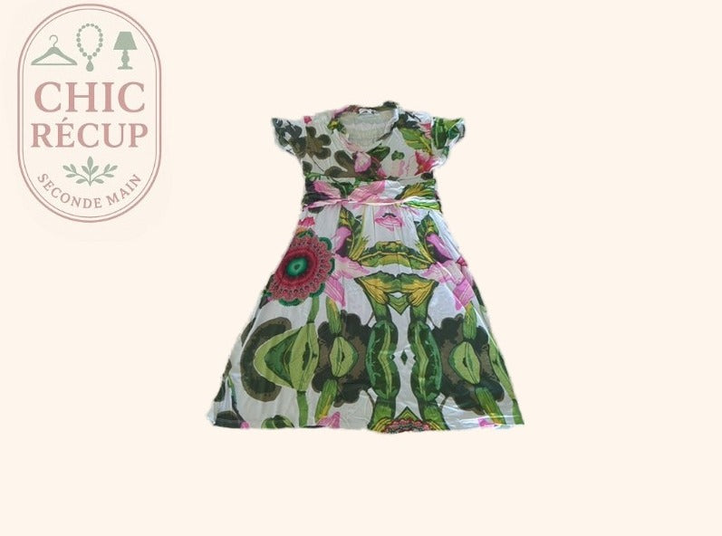 Robe d'été Desigual - Xl - Vert - Floral