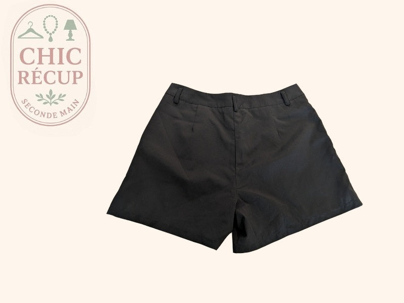 Short Shein - L - Noir - Evvio-09