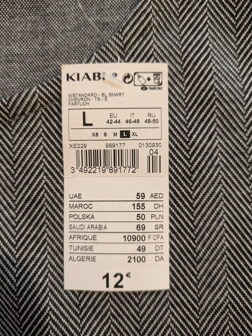 Blouses 3/4 Kiabi - L - Gris - Paval-68