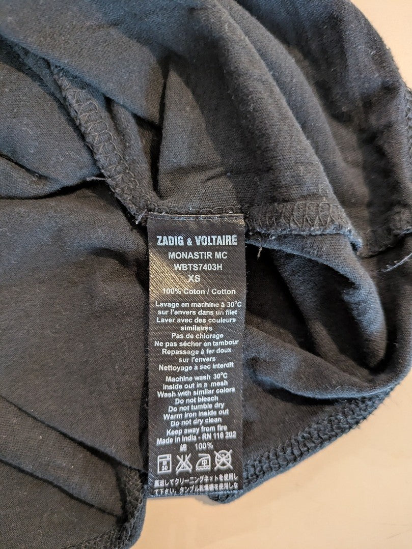 T-shirt Zadig & Voltaire - Xs - Noir - Lubel-11