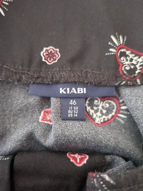 Jupe courte Kiabi - Fr 46 - Noir - Coeurs