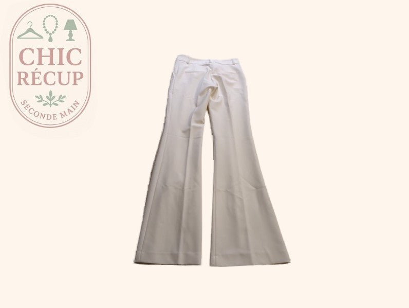 Pantalon large - Bel Air - 34 - Blanc - Planet