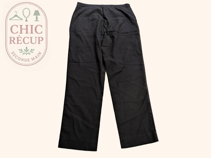 Pantalon Ajusté H&m - 40 - Noir - Evvio-86
