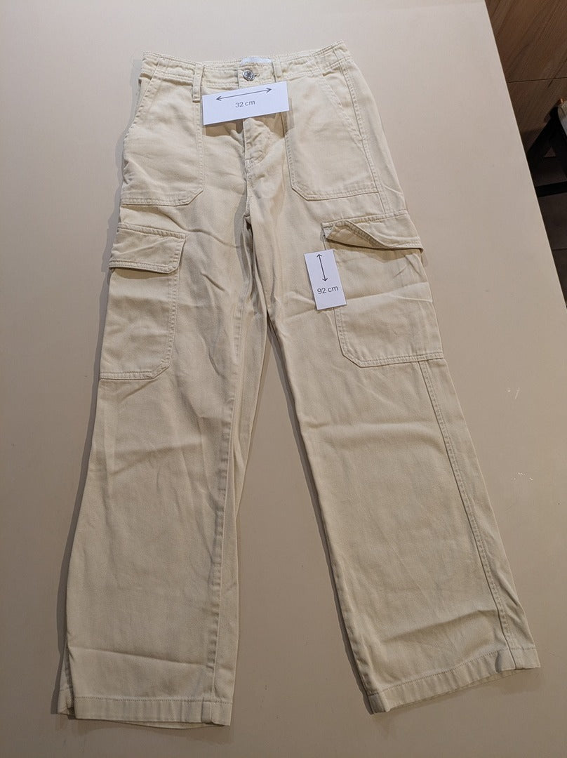 Autre Pantalon Zara - S - Crème - Amfat-26