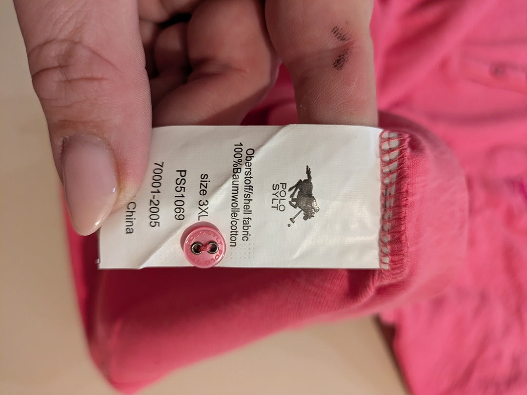 T-shirt Polo Sylt - Xxxl - Fuchsia - Labag-207