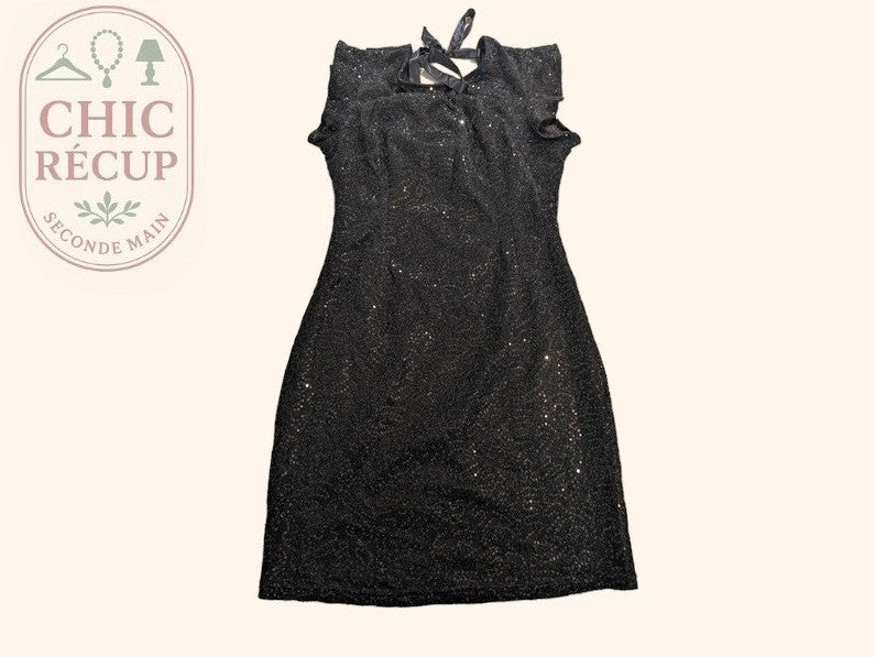 Robe de soirée Only - 38 - Noir - sequins