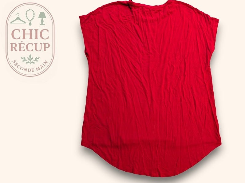 T-shirt Amisu - M - Rouge - Chpav-108