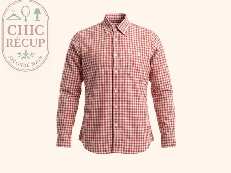 Chemise À Carreaux J.crew - S - Rouge - Chtri-8