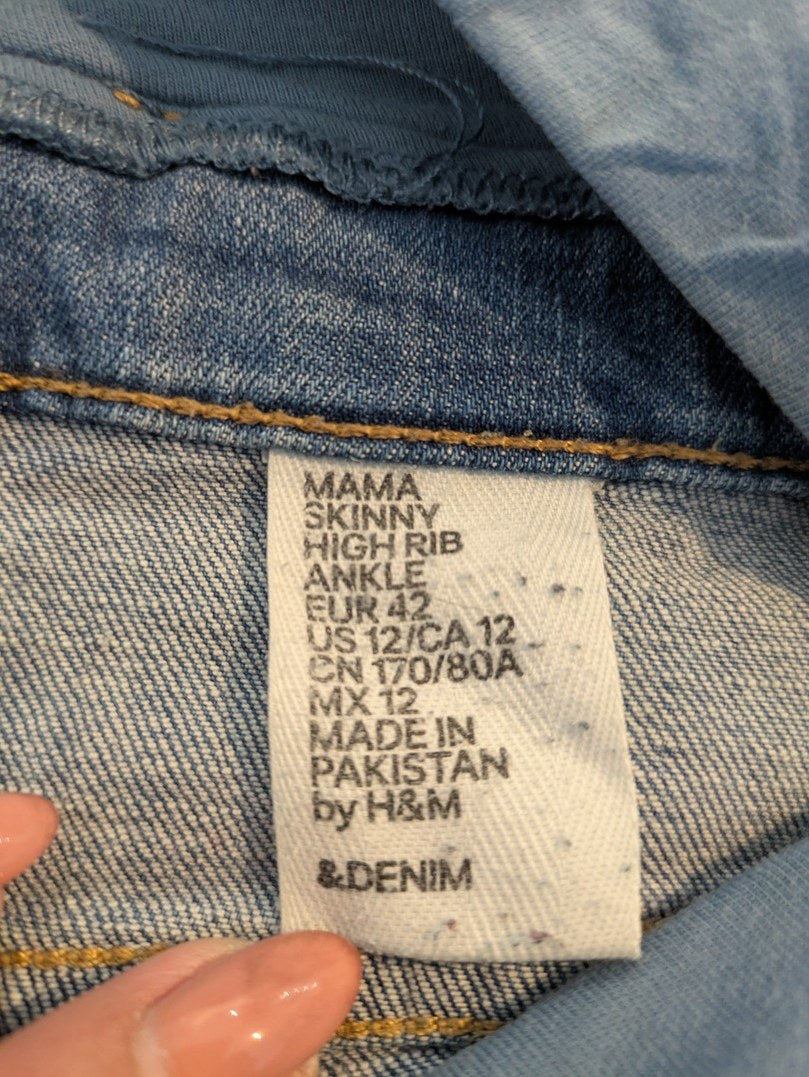 Pantalon Maternité H&m - 42 - Bleu - Erbul-101