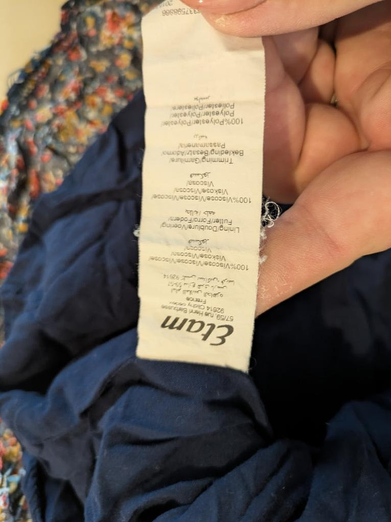 Robe Casual Etam - M - Marine - Qubur-111