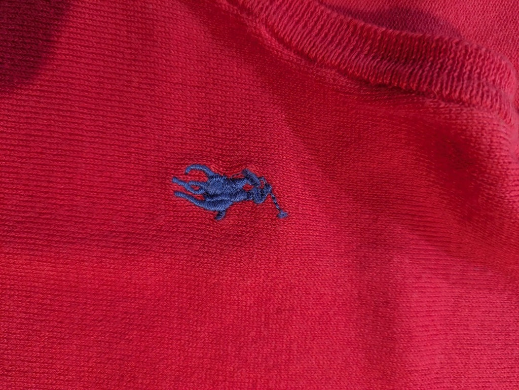 Pull Col V Ralph Lauren - M - Fuchsia - Casor-16